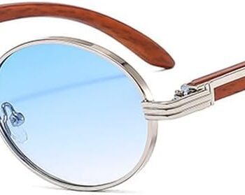 Fashion Retro Vintage Wooden Frame Sunglasses for Men Women  Protection