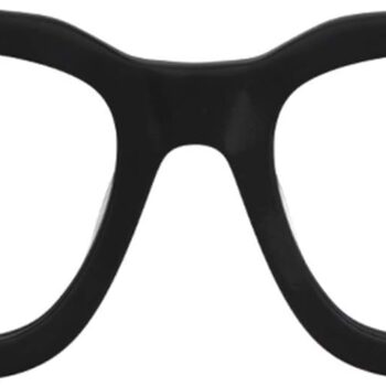 Retro Thick Rectangle Wood Arm Eyeglasses Frame for Men Non-prescription Clear Lens