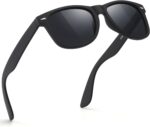 Sunglasses Men Polarized Sunglasses for men and Women,Black Retro Sun Glasses Driving Fishing UV Protection