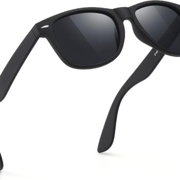 Sunglasses Men Polarized Sunglasses for men and Women,Black Retro Sun Glasses Driving Fishing UV Protection