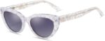 Trendy Polarized Women Sunglasses: Retro Cateye Shades for Ladies - Sun Glasses with UV400 Protection