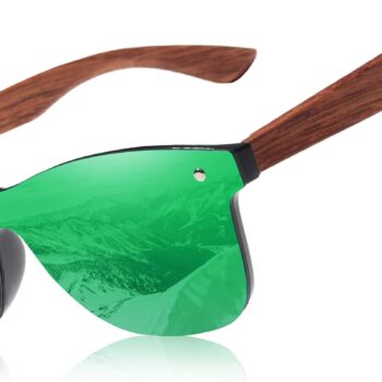 Wooden Sunglasses Polarized  Protection Mirrored Lenses Ultra Light Bubinga Frame