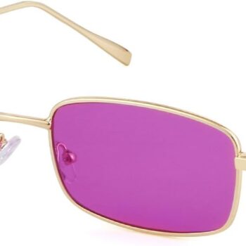 Small Narrow Rectangle Sunglasses Women men Retro Y2k 80s 90s UV400 Sunnies