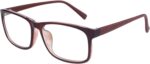 Fake Clear Glasses Non Prescription Glasses Eyeglasses Rectangular Frame,